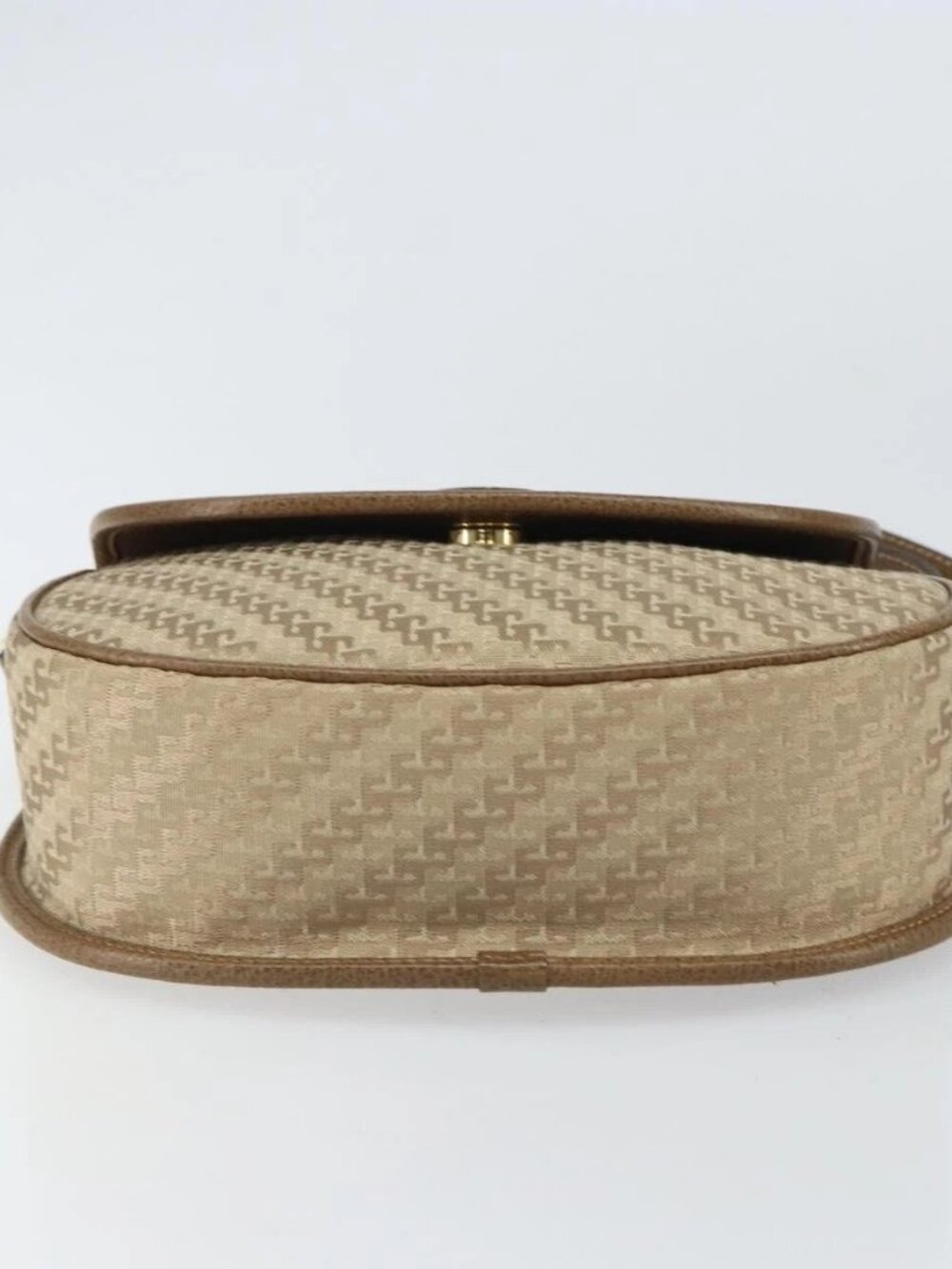 GUCCI Shoulder Bag Nylon Leather Beige Gold 007 754 0074 Auth ep12620 - Picture 7 of 16